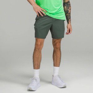 Lululemon Pace Breaker Shorts, 5" Inseam, Linerless, Moss Green